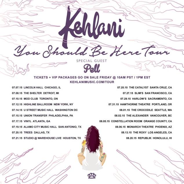 Kehlani tour poster